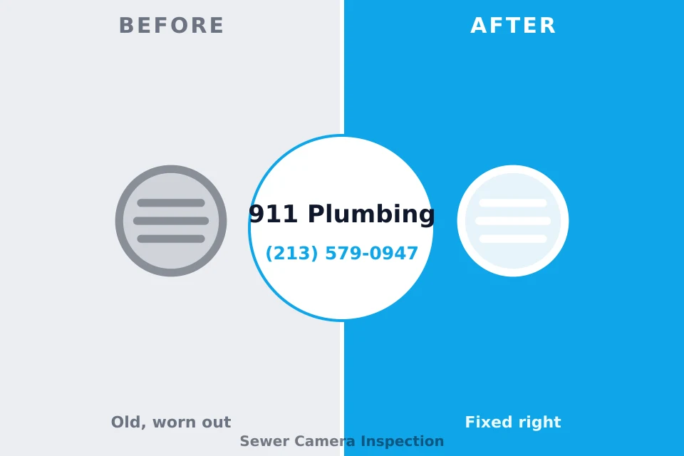 Before and after: plumbing company Weston, MO